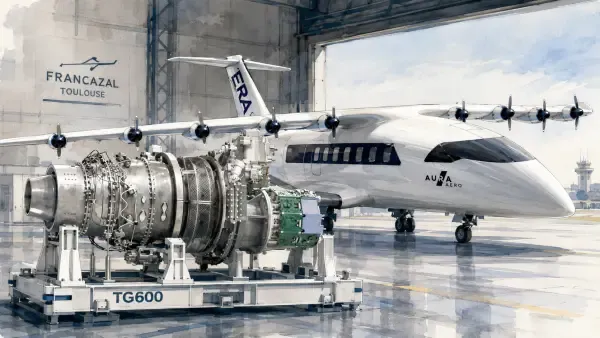 Turbogénératrices d’un avion hybride