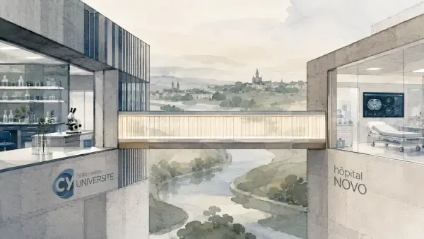 Illustration - Chercheurs et médecins réunis à Cergy