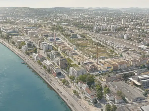 Illustration - La Saulaie et son futur village olympique