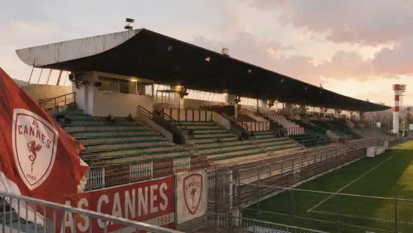 Supporters de l’AS Cannes à Coubertin