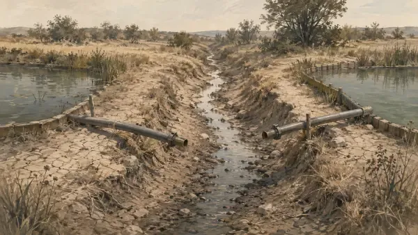 Deux prises d’eau dans le Radon