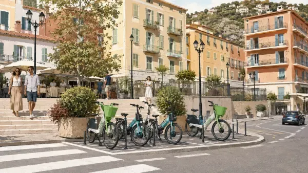 Illustration - Vélos partagés à Villefranche-sur-Mer