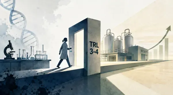 Illustration d’un laboratoire de biotechnologie