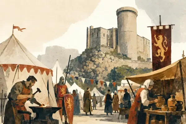Illustration des Médiévales de Falaise