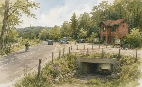 Illustration du Mont Noir réaménagé