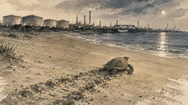 Illustration - Tortue caouanne sur le sable