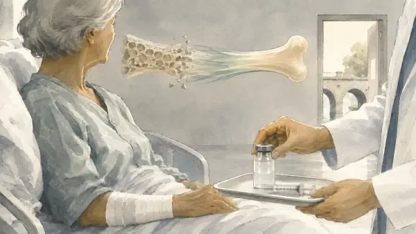 Illustration - soins après une fracture