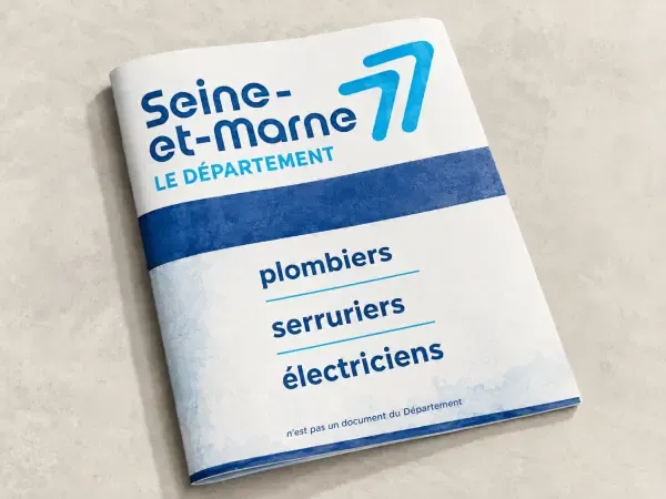 Illustration d’un faux prospectus d’artisans
