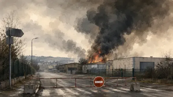 Illustration - Incendie avenue de la Gare