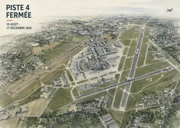 Illustration - piste de l’aéroport d’Orly