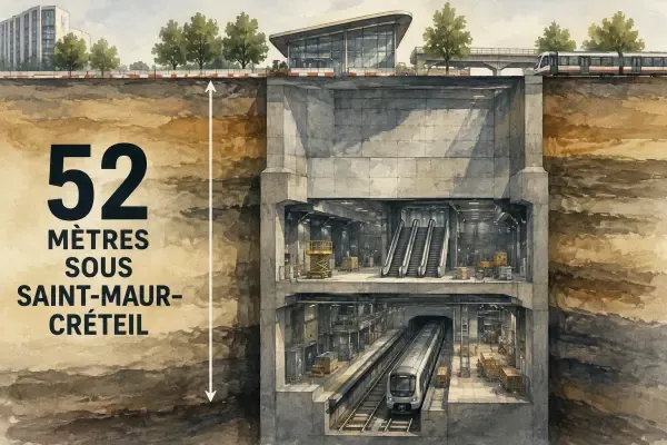 Illustration - future gare Saint-Maur–Créteil