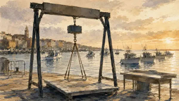 Illustration - bateaux de pêche à Martigues
