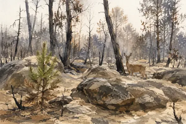 Illustration - Faune dans la forêt de Fontainebleau