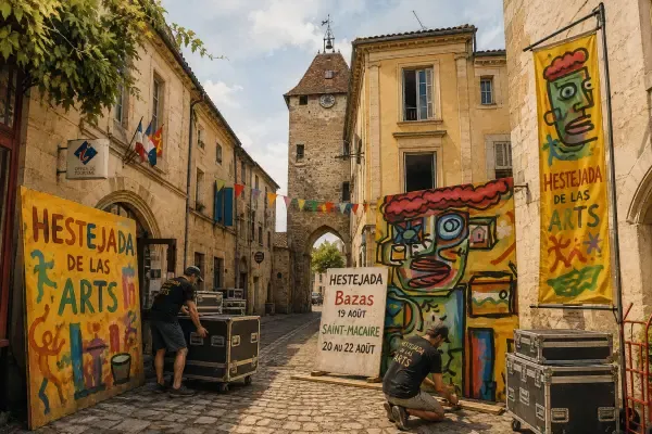 Illustration - Hestejada entre villages girondins