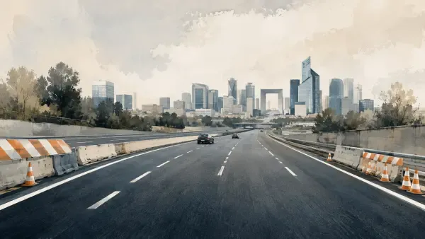 Illustration - A14 vers La Défense