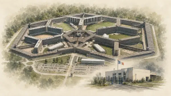 Gendarmes devant la prison de Fleury-Mérogis