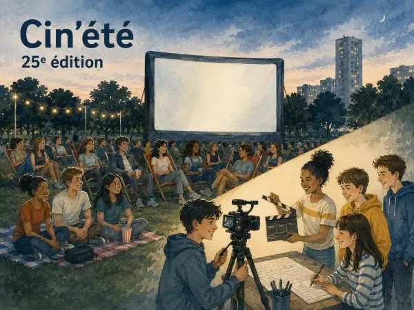 Cinéma en plein air à Val-de-Reuil