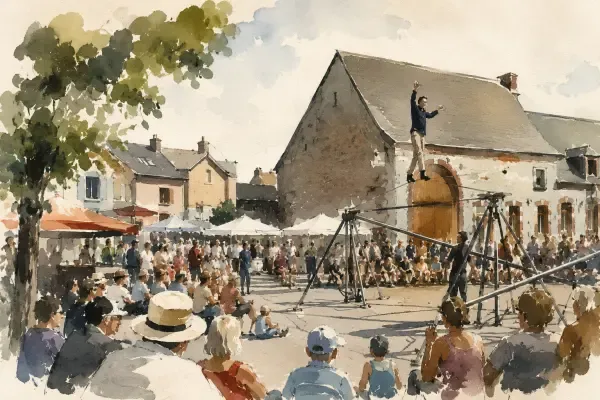 Illustration - Festival dans les rues de Féron