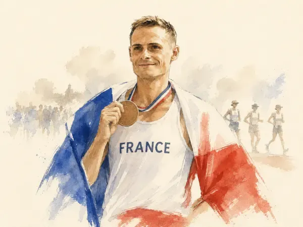 Aurélien Quinion en marche athlétique