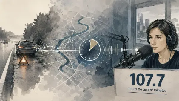 Illustration - studio radio à Nanterre