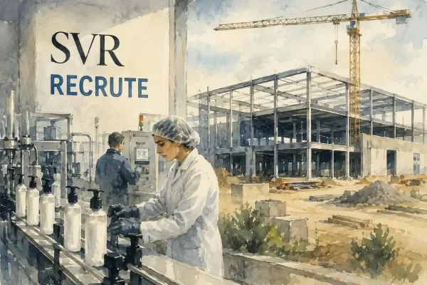 Usine SVR en chantier au Plessis-Pâté