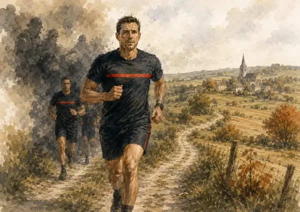 Illustration - pompiers sur un trail yvelinois