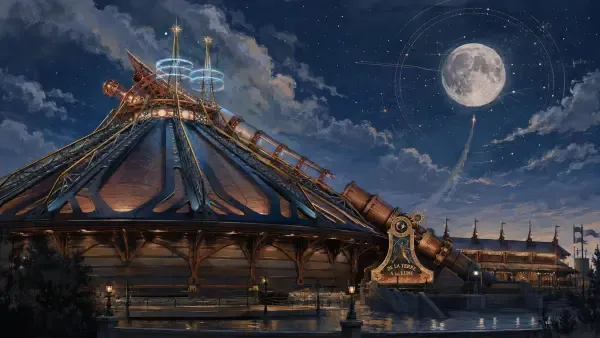 Illustration - Space Mountain à Chessy