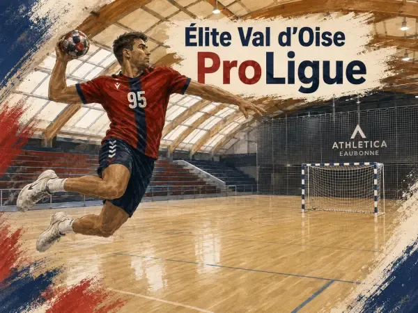 Illustration d’un match de handball