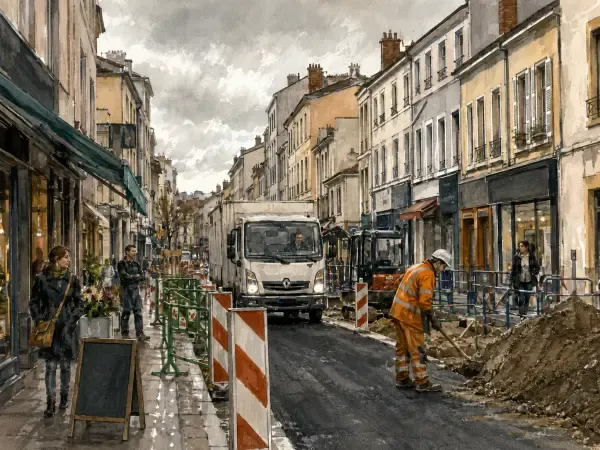 Illustration - Chantier avenue des Frères-Lumière