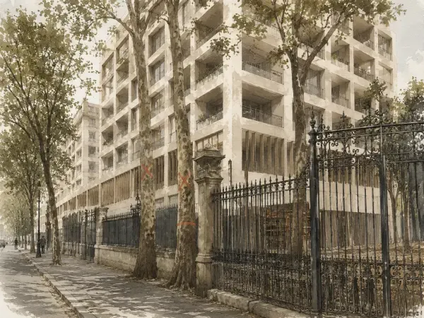 Illustration - îlot urbain rue Erlanger