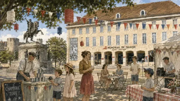 Illustration de kermesse à Falaise