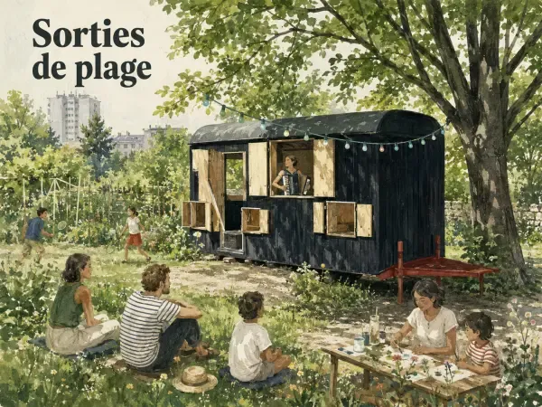 Illustration - Théâtre de Verdure à Montreuil