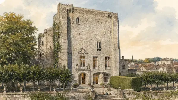 Illustration - Donjon royal de Moret