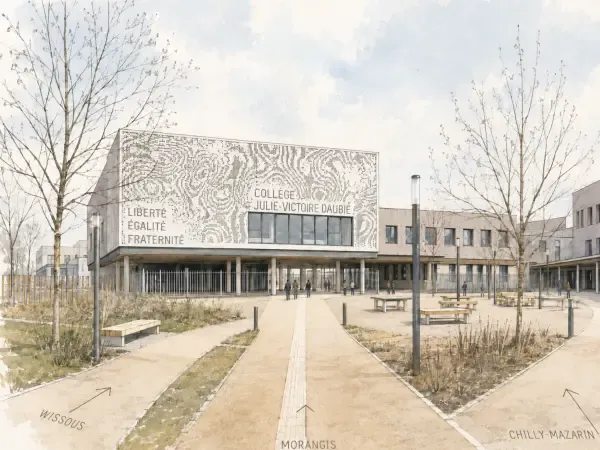 Illustration - collège et déplacements scolaires