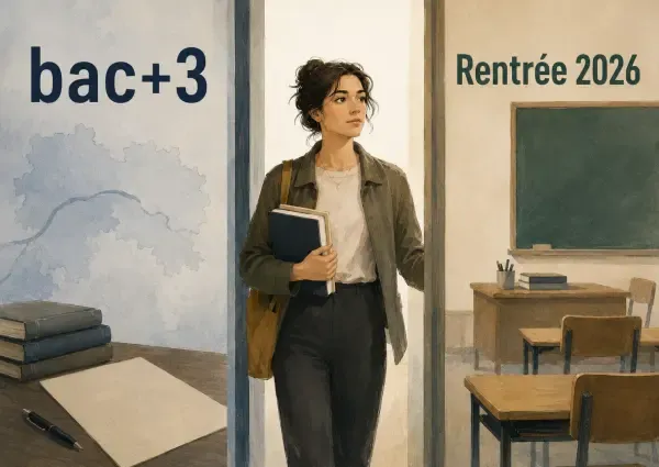 Illustration - rentrée des futurs enseignants