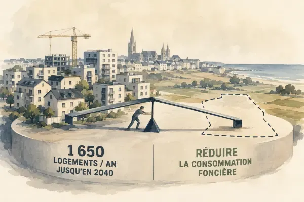 Illustration - urbanisme à Caen la mer