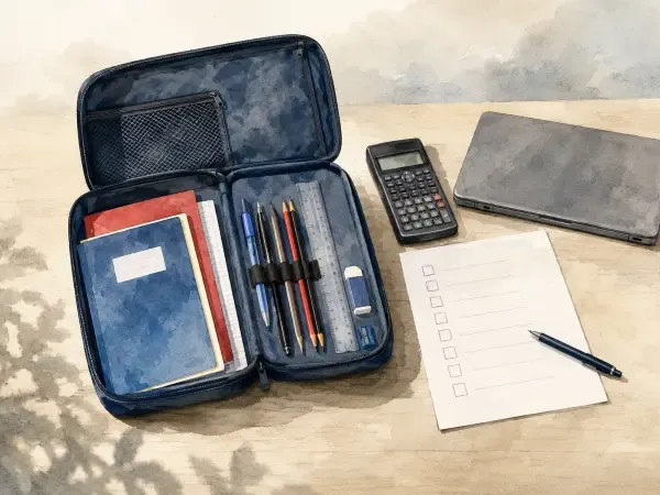 Illustration - Fournitures scolaires pour la rentrée
