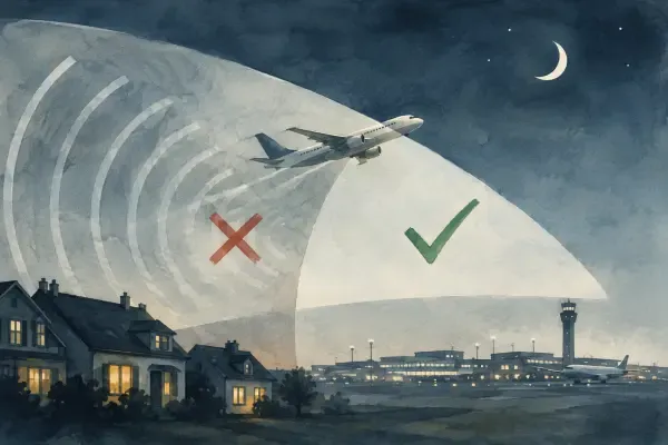 Illustration - Roissy et bruit aérien