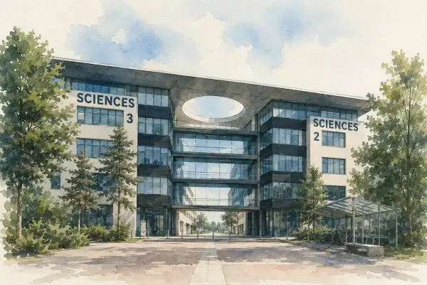 Illustration - Campus scientifique nucléaire à Caen