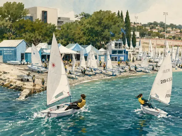 Illustration - Régates de voile à Martigues