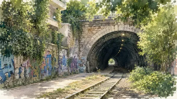 Illustration - Tunnel de la Petite Ceinture