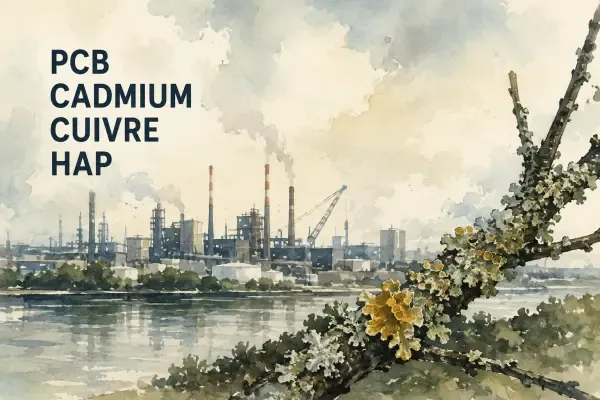 Illustration - Retombées atmosphériques autour de Rouen