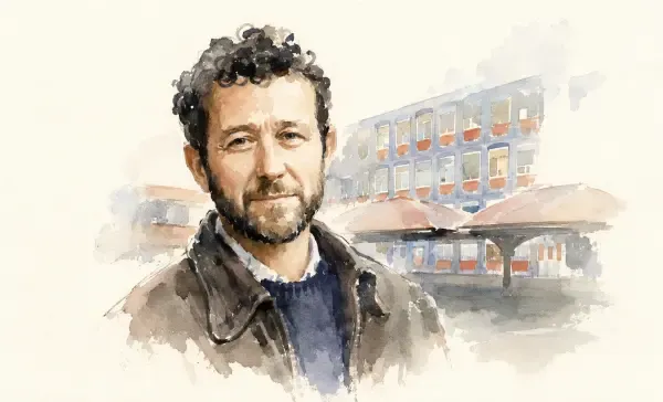 Illustration - Collégiens tournant un film