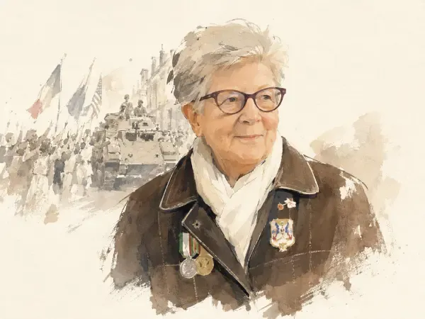 Illustration - cérémonie de la Libération à Louviers