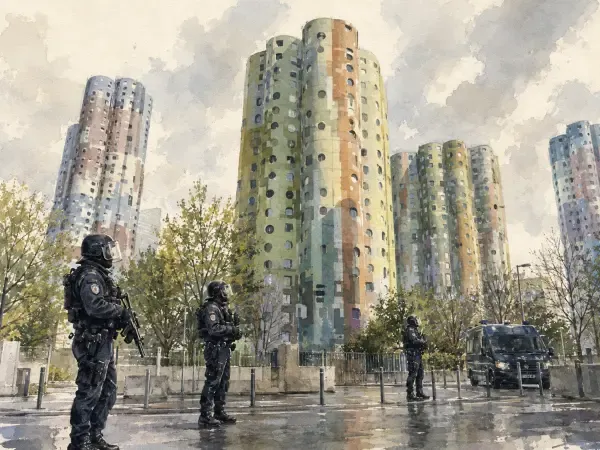 Illustration - Opération policière à Nanterre