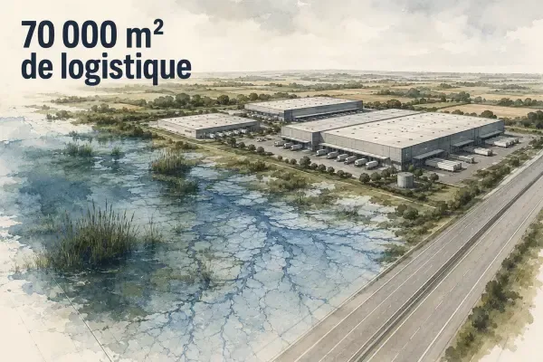 Illustration - Campus logistique au nord de Toulouse