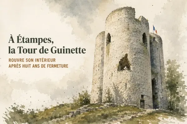 Illustration - Tour de Guinette à Étampes