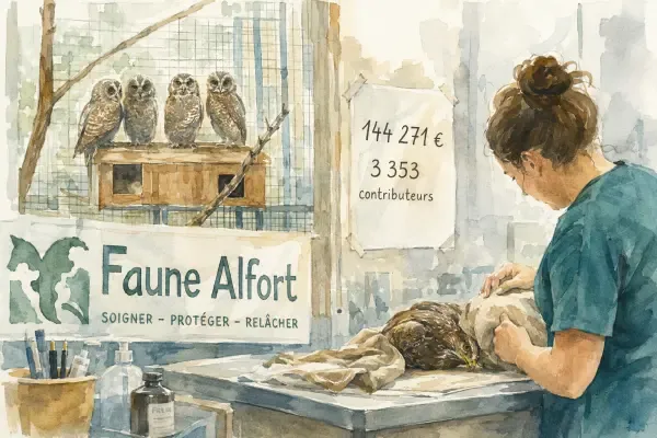 Illustration - soins à la faune sauvage