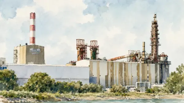 Illustration - Usine papetière de Saint-Gaudens