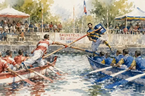 Illustration - Joutes nautiques à Givors